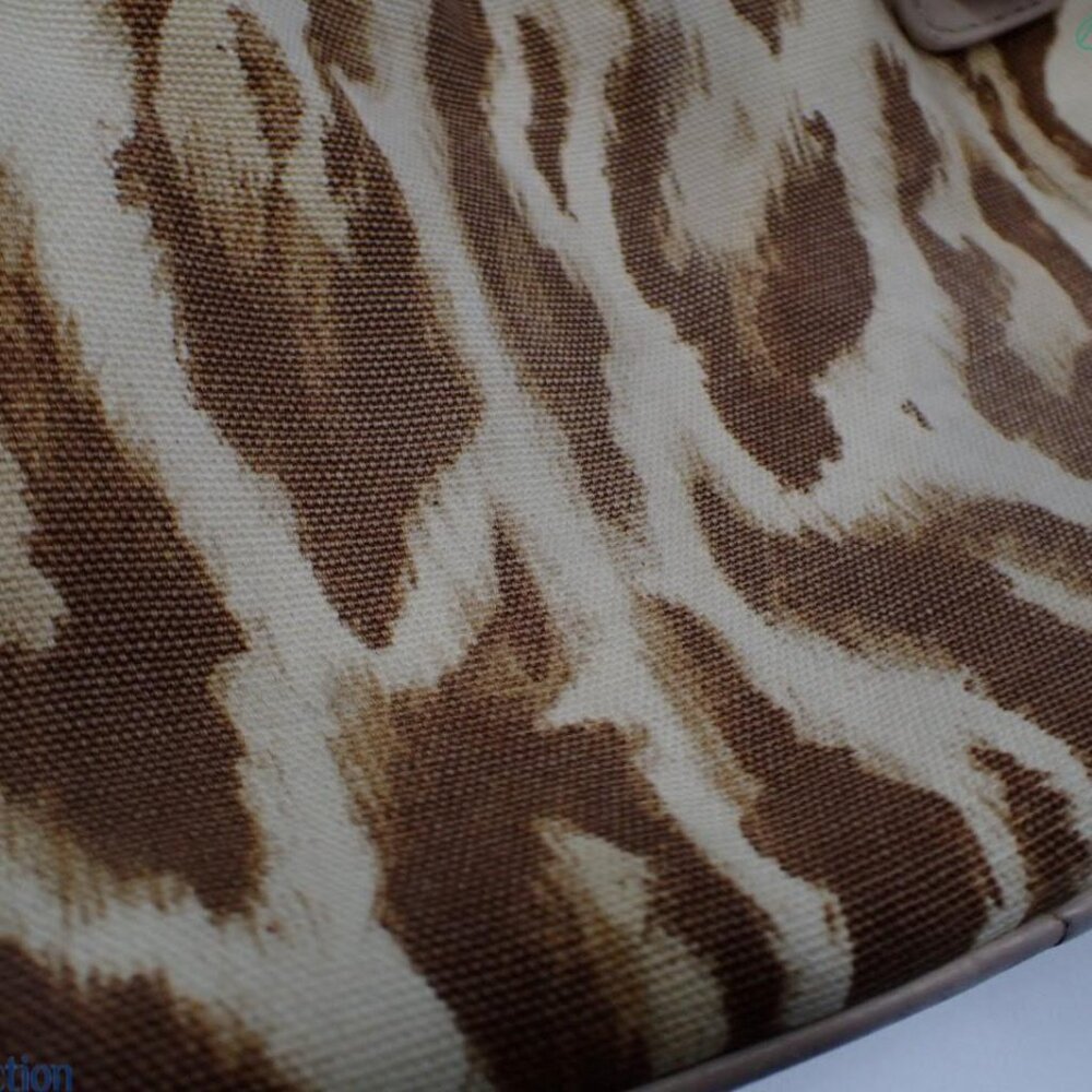 Christian dior canvas Handbag Leopard Print - Picture 7 of 10